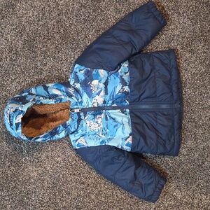 The North Face Blue and Navy Hooded Jacket